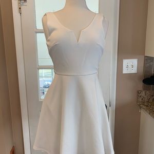 White Skater Dress